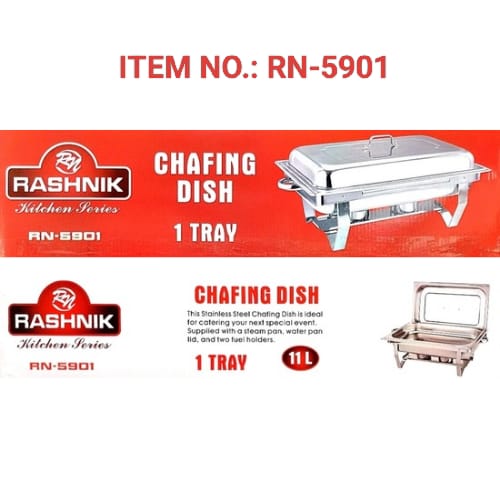 11 LTR SINGLE TRAY CHAFFING DISH