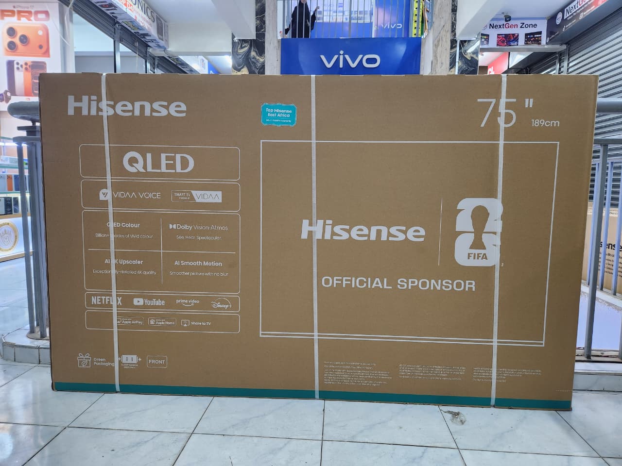 HISENSE 75 inch, QLED Q6